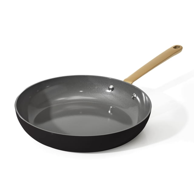 Beautiful 10 inch Ceramic Non-Stick Fry Pan, Black Sesame by Drew ...