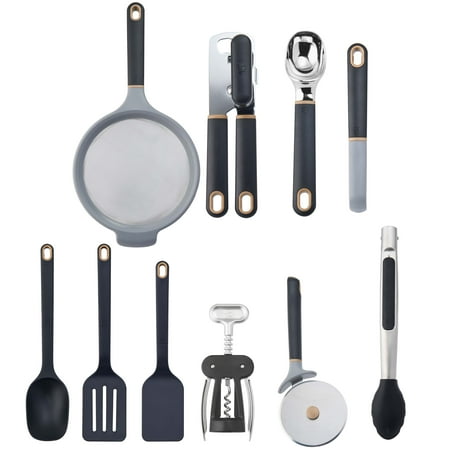 Beautiful 10-piece Tool and Gadget Set in Black Sesame by Drew Barrymore