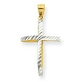thumbnail image 1 of Beautiful 10K w/ Rhodium Cross Pendant, 1 of 2