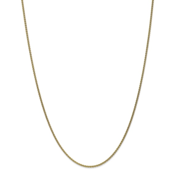 Beautiful 10k 1.65mm Solid Polished Spiga Chain