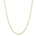 thumbnail image 1 of Beautiful 10k 2.0mm D/C Extra-Lite Rope Chain, 1 of 2