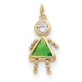 thumbnail image 1 of Beautiful 10k August Girl Birthstone Charm, 1 of 2