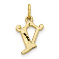 thumbnail image 1 of Beautiful 10k Initial V Charm, 1 of 2