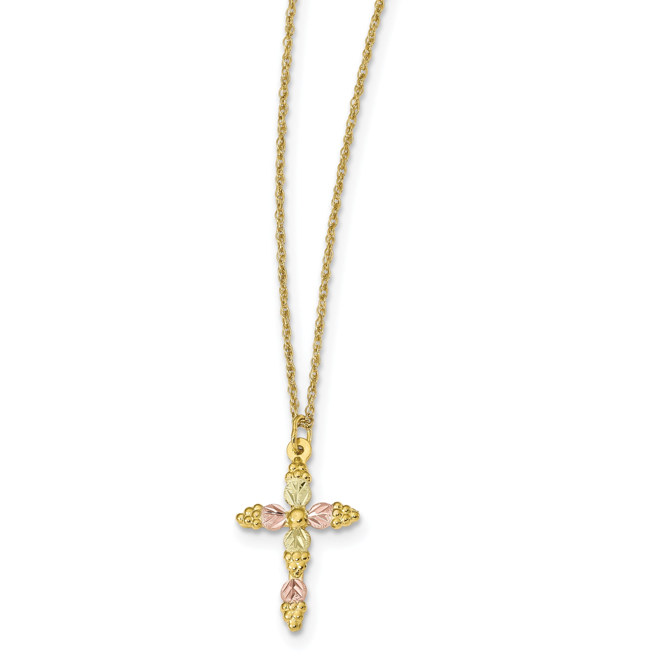 Landstroms black hills sale gold cross necklace