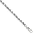 thumbnail image 1 of Beautiful 10k White Gold 3.35mm D/C Quadruple Rope Chain, 1 of 1
