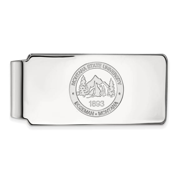 Beautiful 10kw LogoArt Montana State University Money Clip Crest