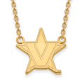 thumbnail image 1 of Beautiful 10ky LogoArt Vanderbilt University Large Pendant w/Necklace, 1 of 5