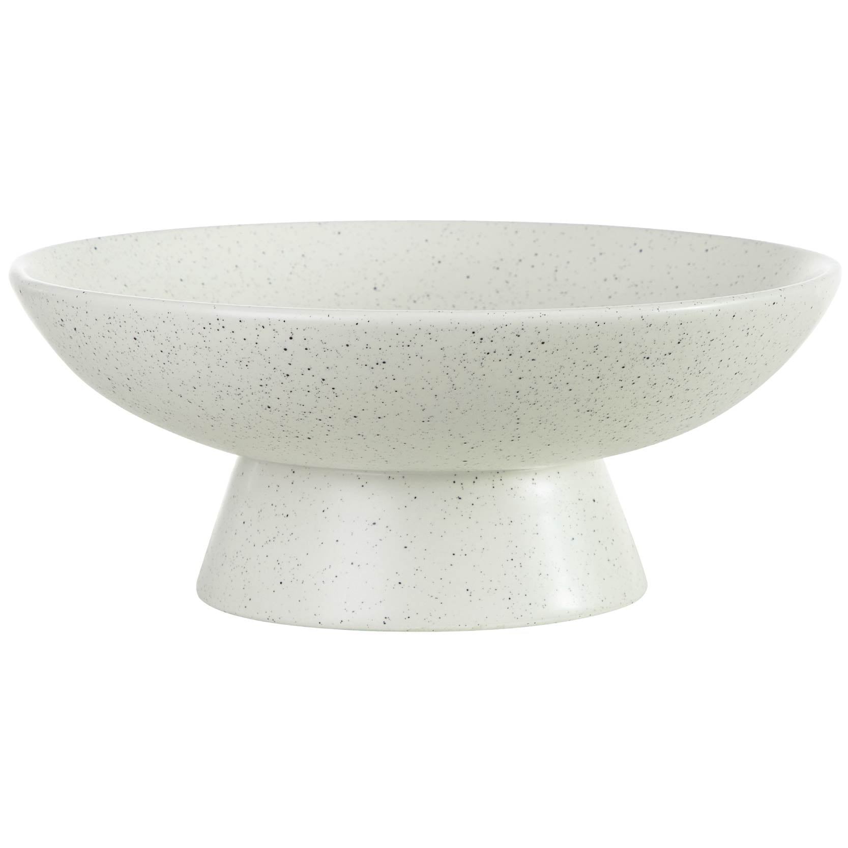 Beautiful 12" Round Speckled White Ceramic Bowl by Drew Barrymore - Walmart.com