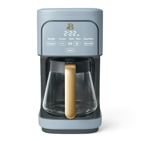 Beautiful 12-Cup Programmable Coffee Maker, Cornflower Blue by Drew Barrymore