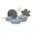 thumbnail image 1 of Beautiful 12pc Ceramic Non-Stick Cookware Set, Cornflower Blue by Drew Barrymore, 1 of 7