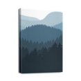 thumbnail image 1 of Beautiful 12x16in Wall Decor - Sunrise Misty Forest Print for an Aesthetically Pleasing Bedroom or Living Room, 1 of 7