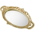 thumbnail image 1 of Beautiful Ornate Gold Framed Mirror Tray by Drew Barrymore, 13" x 8", 1 of 7
