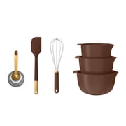 Beautiful 14-Piece Mix & Measure Set, Chocolate by Drew Barrymore