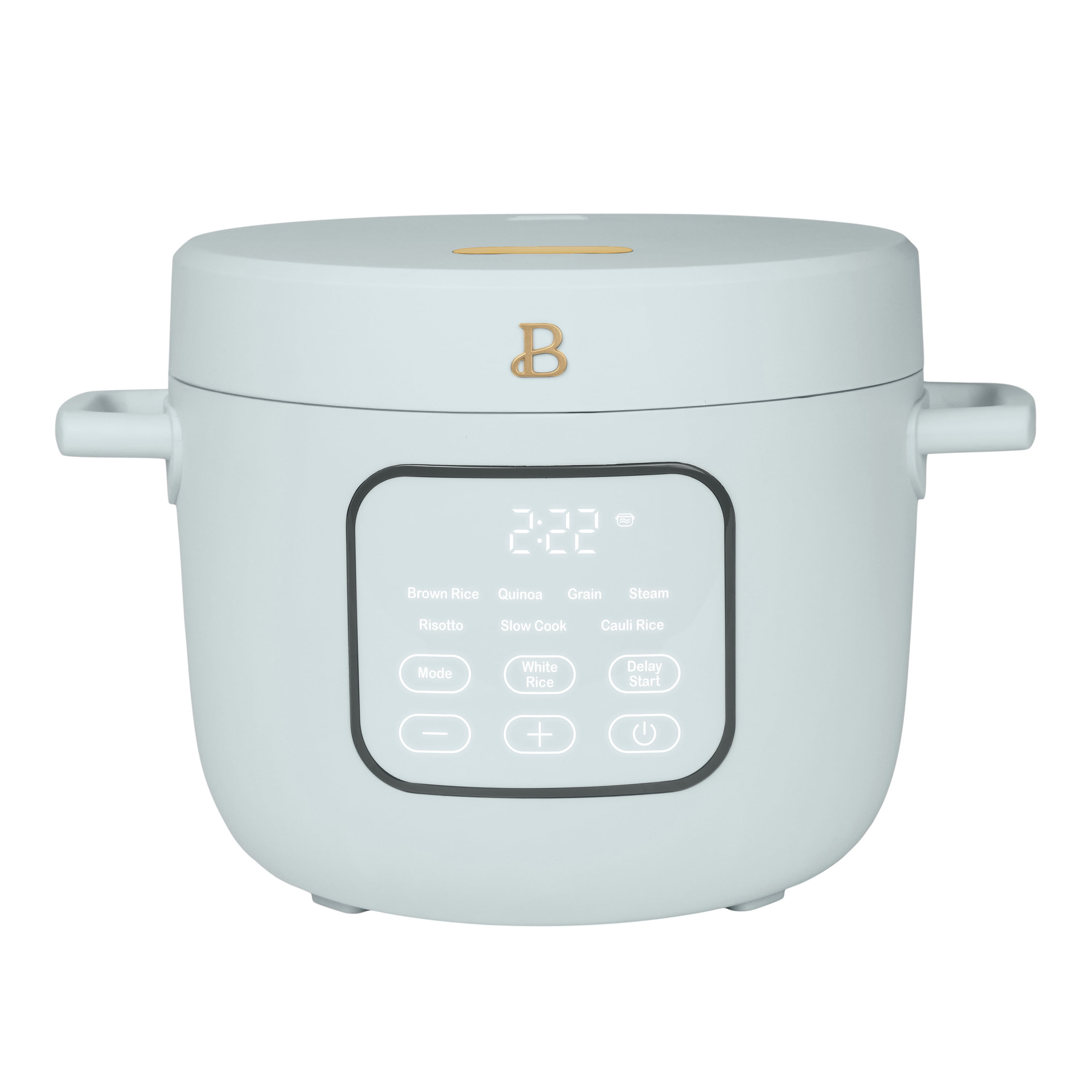 Beautiful 14-Cup Cooked, 6-Cups Uncooked Electric Rice and Grain Cooker, EverGood™ Ceramic Nonstick Coating, Hydrangea by Drew Barrymore - Walmart.com