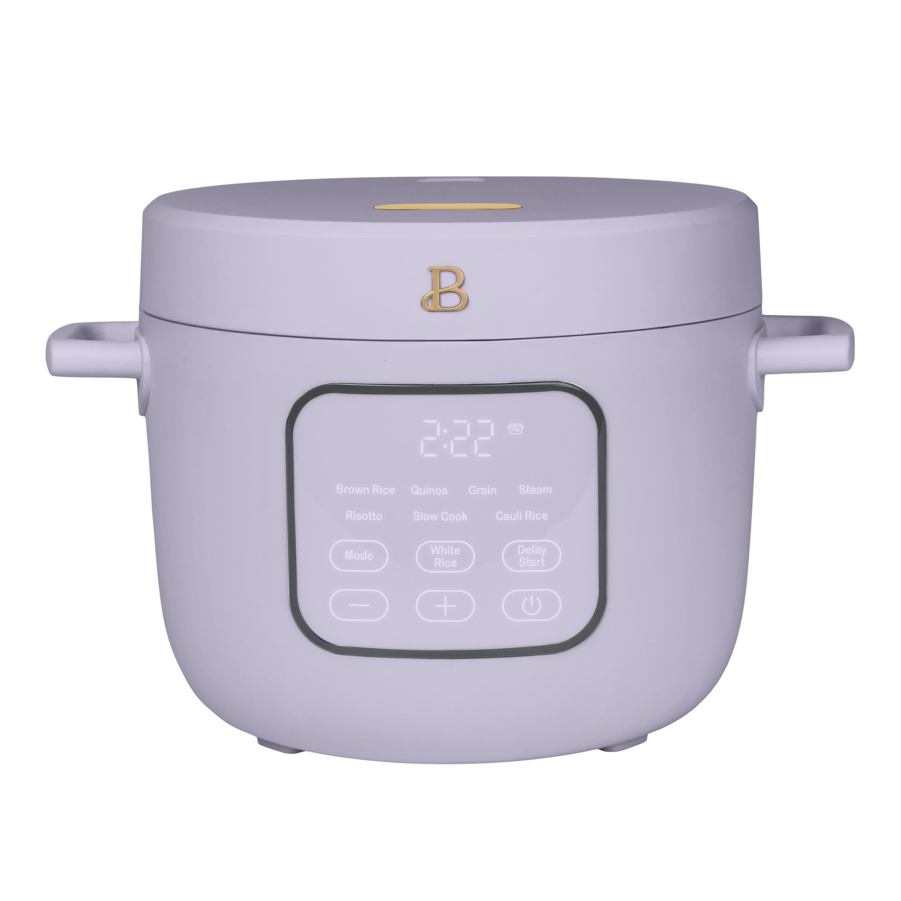 Beautiful 14-Cup Cooked, 6-Cups Uncooked Electric Rice and Grain Cooker, EverGood™ Ceramic Nonstick Coating, Lavender by Drew Barrymore - Walmart.com