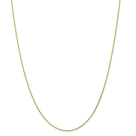 Beautiful 14K 1.0mm Parisian D/C Wheat Chain