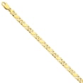 thumbnail image 1 of Beautiful 14K 6.7mm Hand-polished Fancy Link Bracelet, 1 of 2