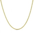thumbnail image 1 of Beautiful 14K Genuine Solid Yellow Gold Rope Necklace Chain 16"-30", 1 of 7