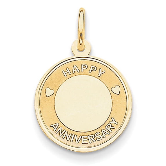Beautiful 14K HAPPY ANNIVERSARY Charm
