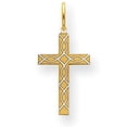 thumbnail image 1 of Beautiful 14K Laser Designed Cross Charm, 1 of 2