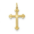 thumbnail image 1 of Beautiful 14K Laser Designed Cross Pendant, 1 of 2