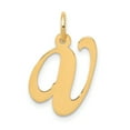thumbnail image 1 of Beautiful 14K Medium Fancy Script Initial V Charm, 1 of 2
