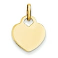 thumbnail image 1 of Beautiful 14K Polished Heart Shaped Disc Pendant, 1 of 2