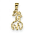 thumbnail image 1 of Beautiful 14K Polished Interlocking Giraffes Pendant, 1 of 2