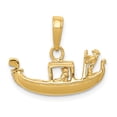 thumbnail image 1 of Beautiful 14K Solid Polished 3-D Gondola Pendant, 1 of 2
