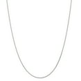 thumbnail image 1 of Beautiful 14K WG 1.0mm Parisian D/C Wheat Chain, 1 of 2