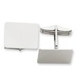 thumbnail image 1 of Beautiful 14K WG Men's Rectangular Cuff Links, 1 of 2