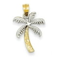 thumbnail image 1 of Beautiful 14K w/Rhodium Palm Tree Pendant, 1 of 2