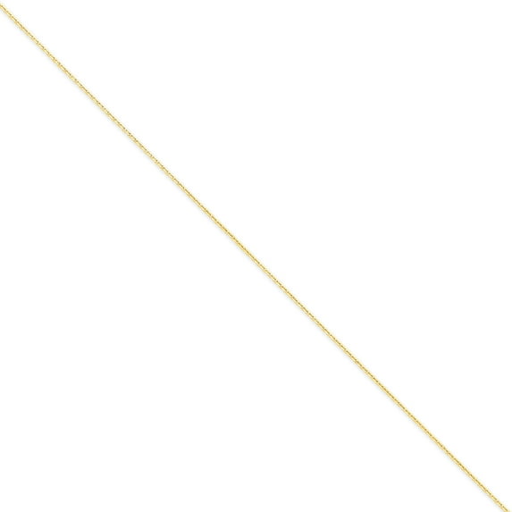 Beautiful 14k 1.45mm Solid D/C Cable Chain