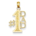 thumbnail image 1 of Beautiful 14k #1 DAD Charm, 1 of 2