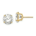 thumbnail image 1 of Beautiful 14k 10mm Round CZ Post Earrings, 1 of 2