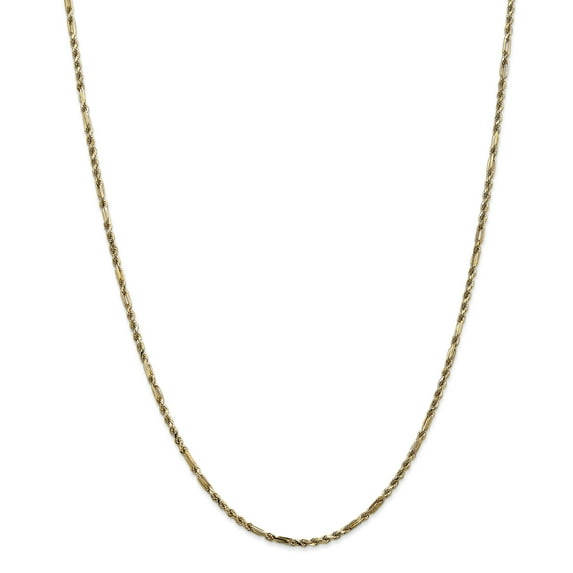 Beautiful 14k 2.25mm D/C Milano Rope Chain