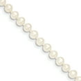 thumbnail image 1 of Beautiful 14k 4-5mm White Near Round Freshwater Cultured Pearl Necklace, 1 of 2