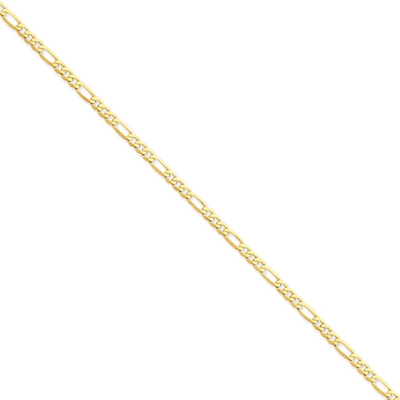Beautiful 14k 4mm Flat Figaro Chain