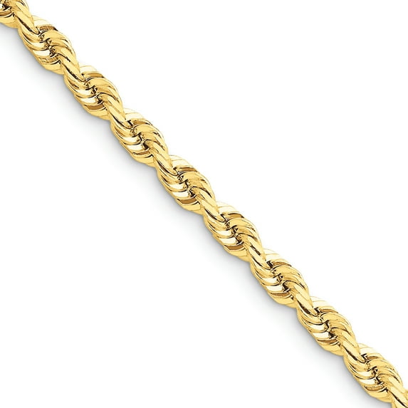 Beautiful 14k 5.5mm D/C Rope with Lobster Clasp Chain