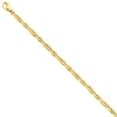 thumbnail image 1 of Beautiful 14k 5mm Hand-polished Fancy Link Bracelet, 1 of 2