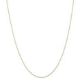 thumbnail image 1 of Beautiful 14k .6 mm Carded Cable Rope Chain, 1 of 2