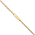 thumbnail image 1 of Beautiful 14k Baby Soft Diamond Shape Curb ID Bracelet, 1 of 2