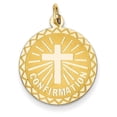 thumbnail image 1 of Beautiful 14k Confirmation Disc Charm, 1 of 2
