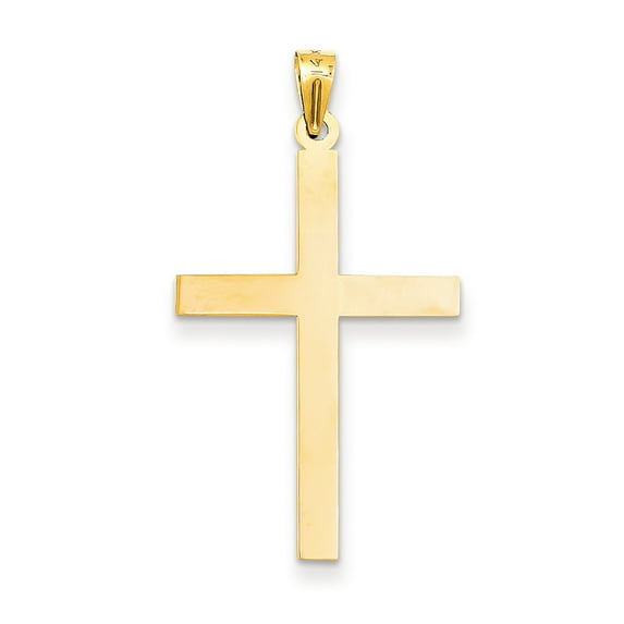 Beautiful 14k Engravable Cross Charm
