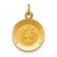 thumbnail image 1 of Beautiful 14k Holy Trinity Medal Charm, 1 of 2