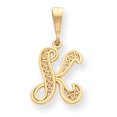 thumbnail image 1 of Beautiful 14k Initial K Charm, 1 of 2