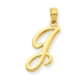 thumbnail image 1 of Beautiful 14k J Script Initial Pendant, 1 of 2