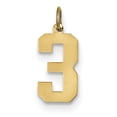 thumbnail image 1 of Beautiful 14k Medium Polished Number 3 Charm, 1 of 2