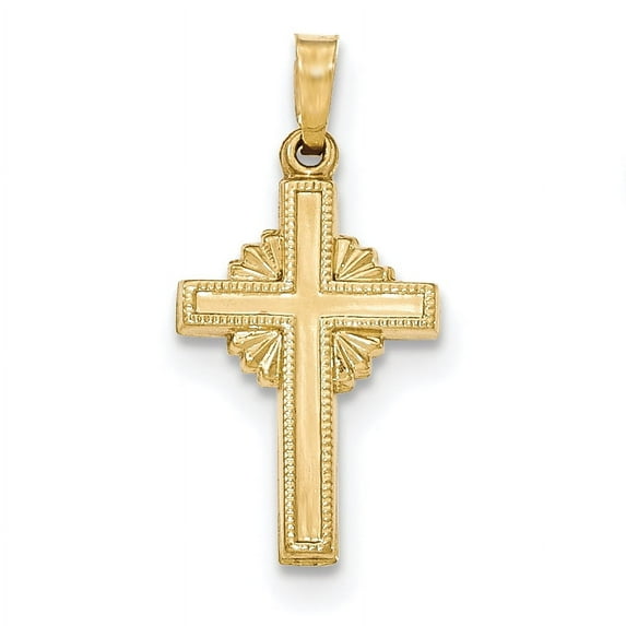 Beautiful 14k Polished Celtic Cross Pendant