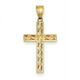 thumbnail image 1 of Beautiful 14k Rope Cross Pendant, 1 of 2